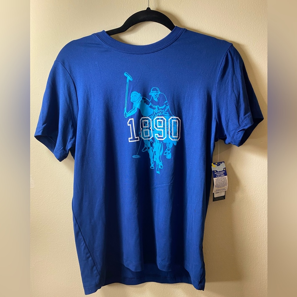 14/16 Polo blue T-shirt